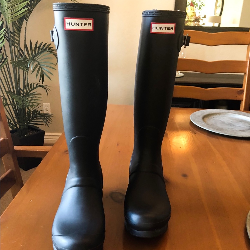 Hunter rain boots size 7